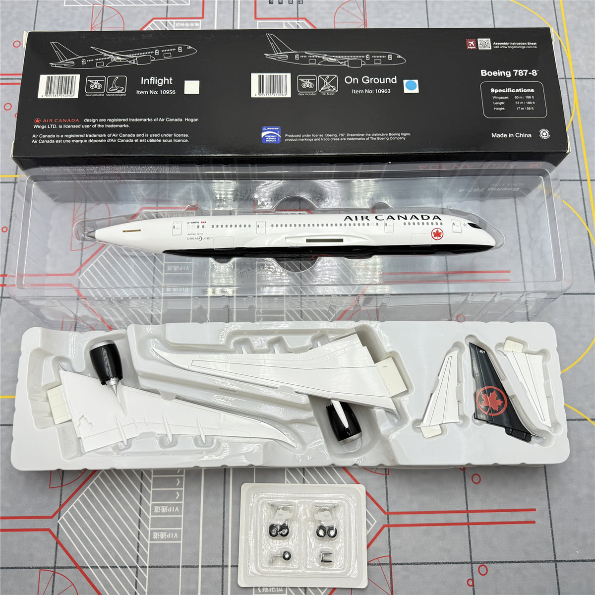 1/200 B787-8 C-GHPQ 10963 地面模式(不含支架)10963 - cover