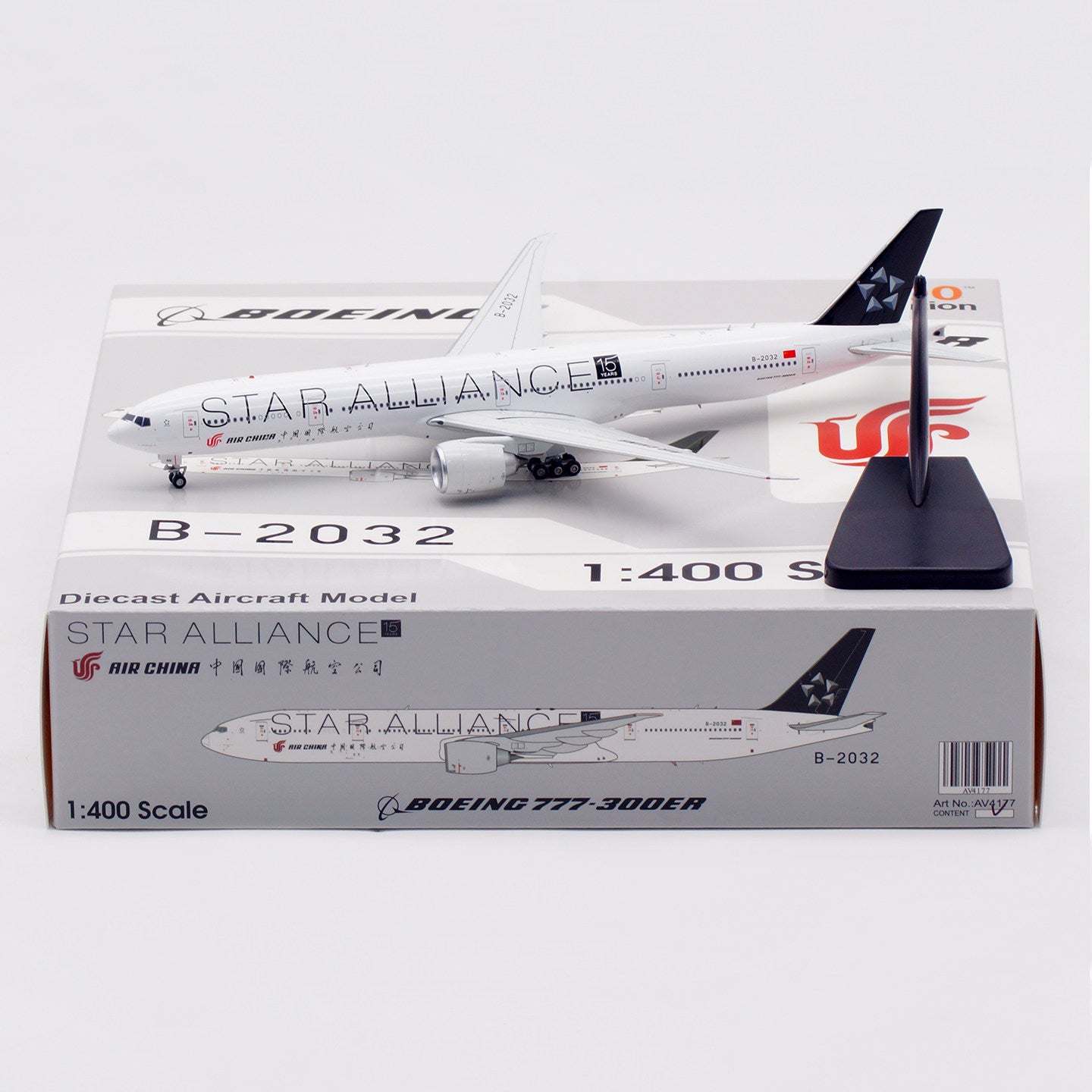 1/400 Air China B777-300ER B-2032 AV4177 - cover