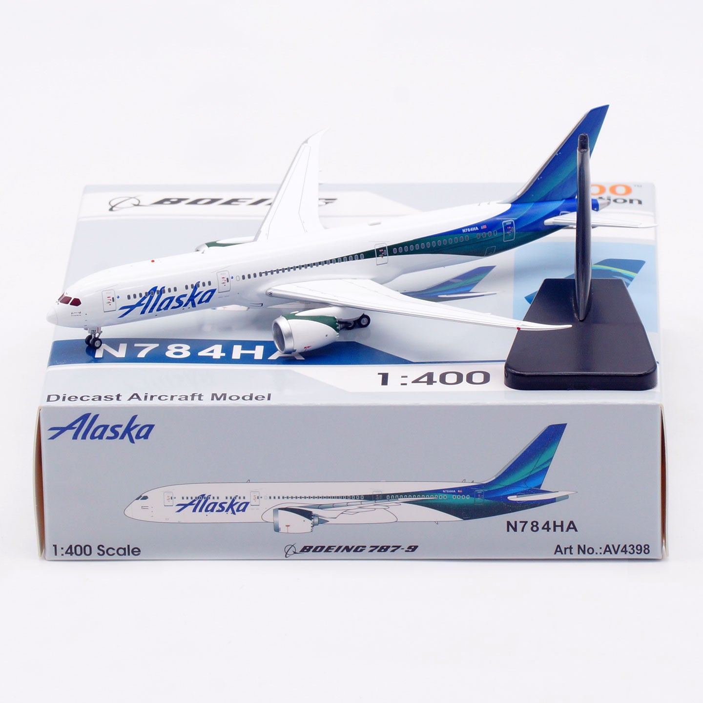 1/400 Alaska Airlines B787-9 N784HA AV4398 - cover