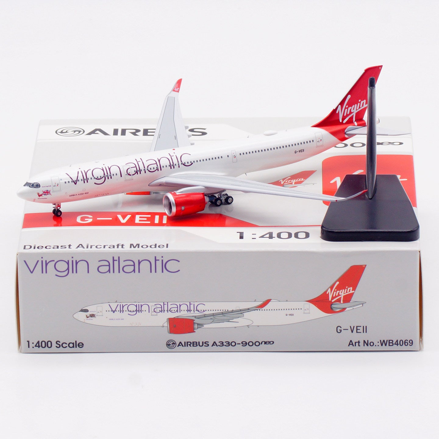 1/400 Virgin Atlantic A330-900NEO G-VEII WB4069 - cover