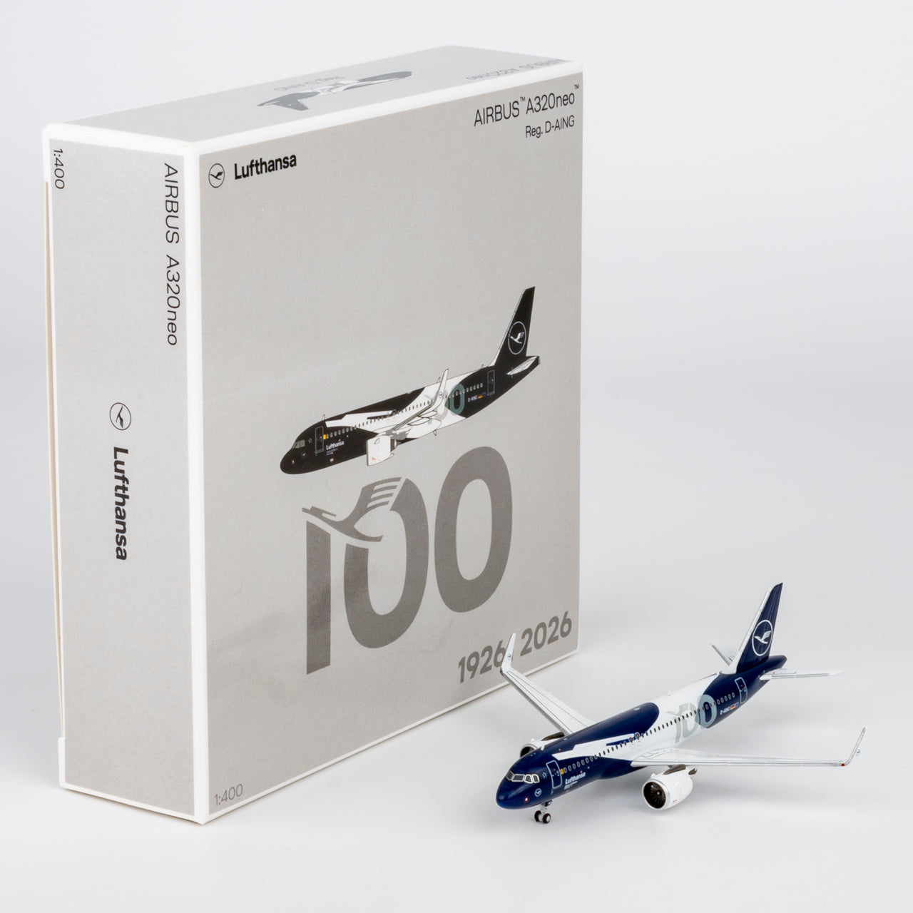 1/400 Lufthansa Airbus A320neo D-AING "100 Years Anniversary" NG15072 - cover
