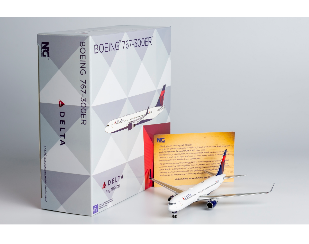 1/400 Delta Air Lines Boeing 767-300ER/w N174DN NG17001 - cover
