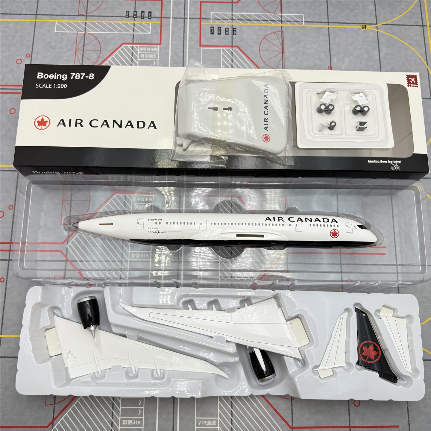 1/200 B787-8 C-GHPQ 10956 飞行模式(包含支架)10956 - image 2