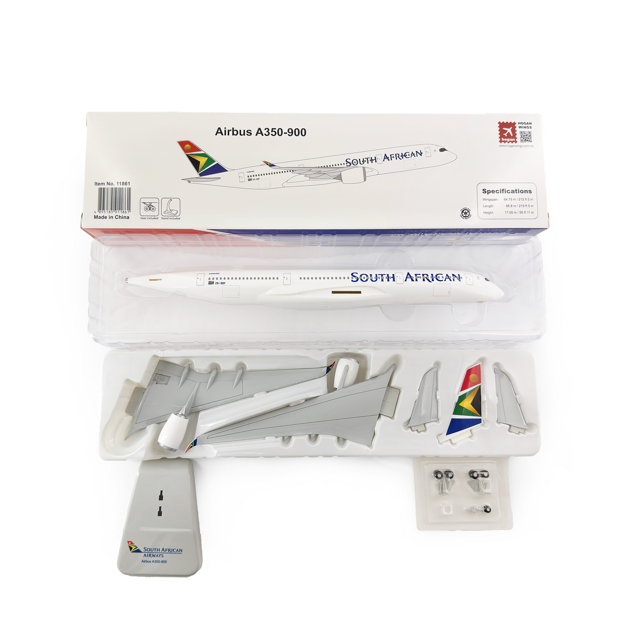 1/200 South African Airways A350-900 ZS-SDC 11861 - image 3