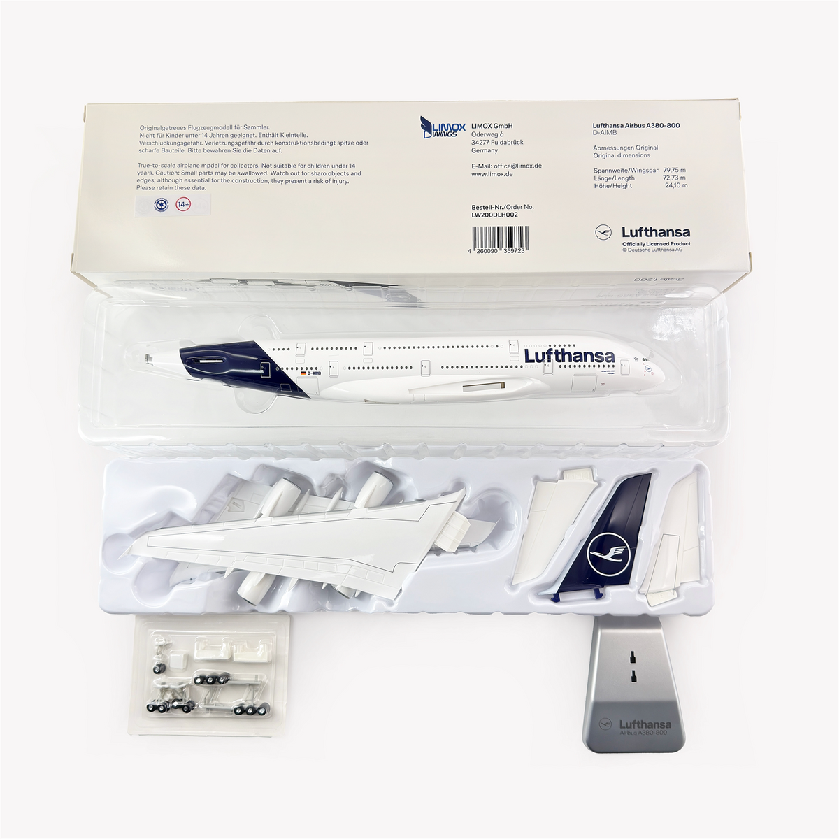 1/200 Lufthansa A380 DLH002 - image 3