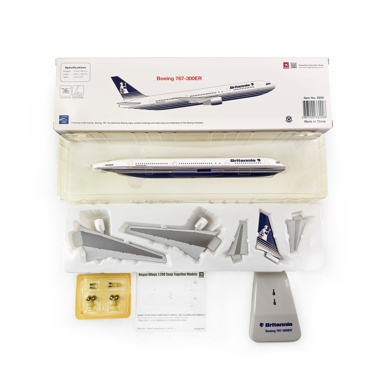 1/200 Britannia B767-300ER HG0908 - image 3