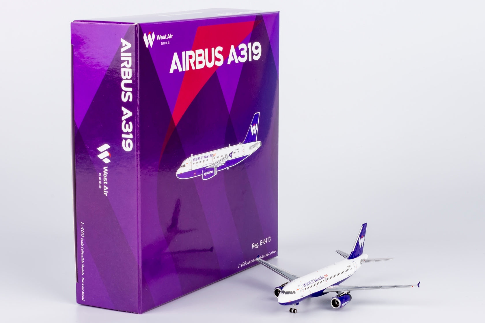 1/400 West Air Airbus A319 B-6413 NG49032 - cover