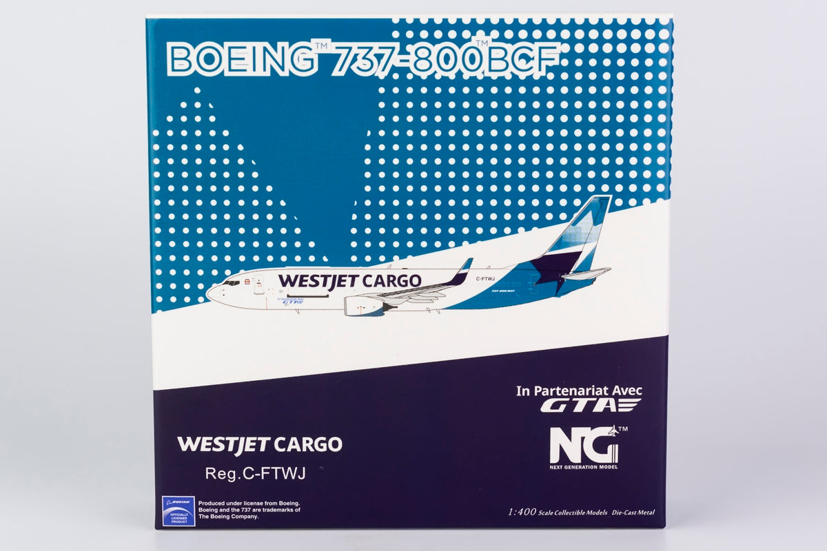 1/400 WestJet Airlines Boeing 737-800BCF/w C-FTWJ NG58135