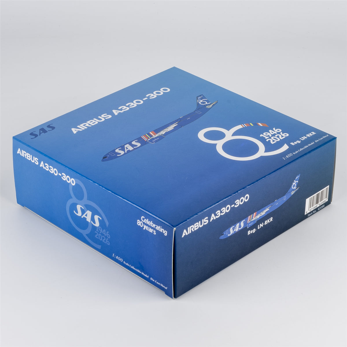 1/400 SAS Scandinavian Airlines Airbus A330-300 LN-RKR "Celebrating 80 Years" NG62088