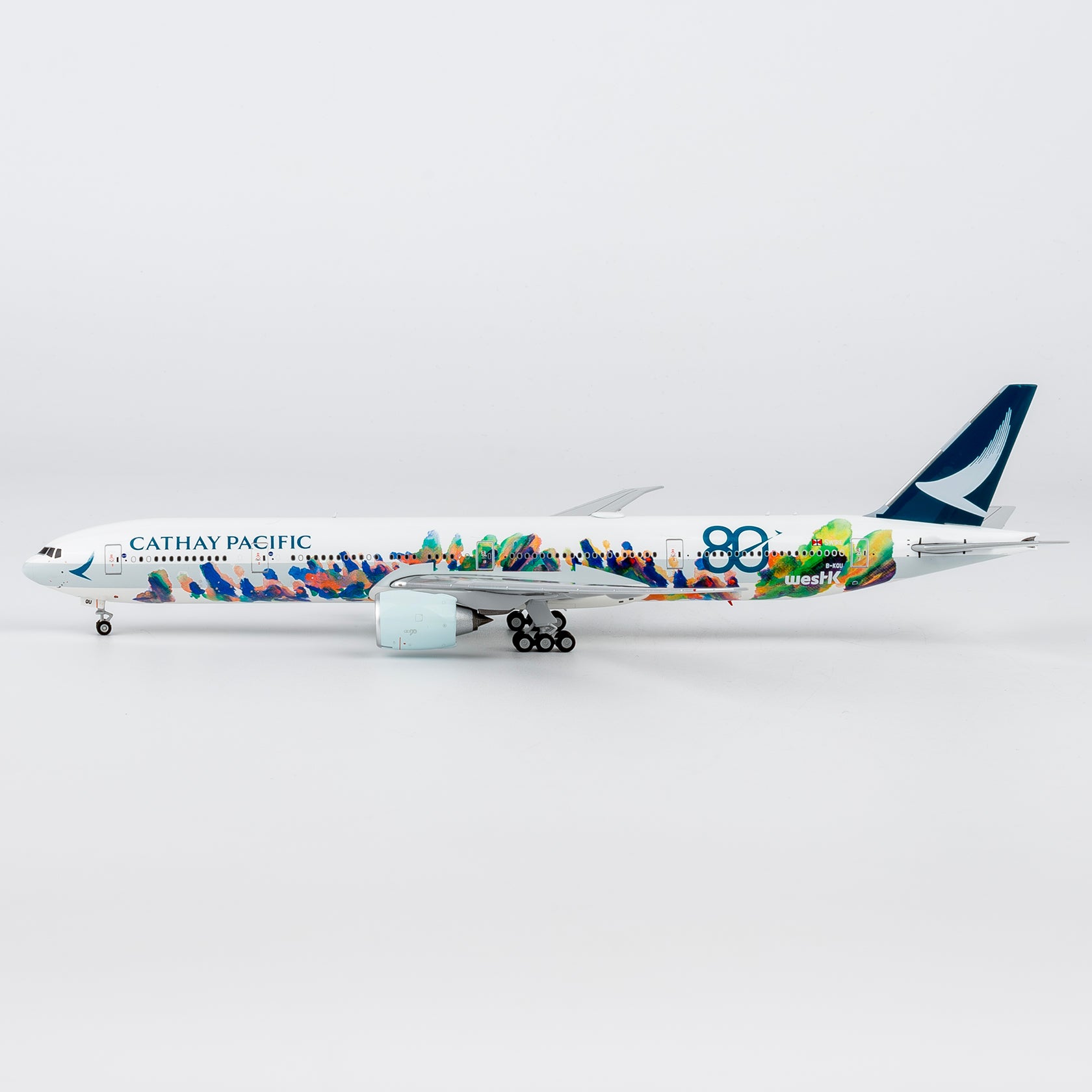 1/400 Cathay Pacific Boeing 777-300ER B-KQU "The Spirit of HongKong - West Kowloon Cultural District" NG73110 - cover
