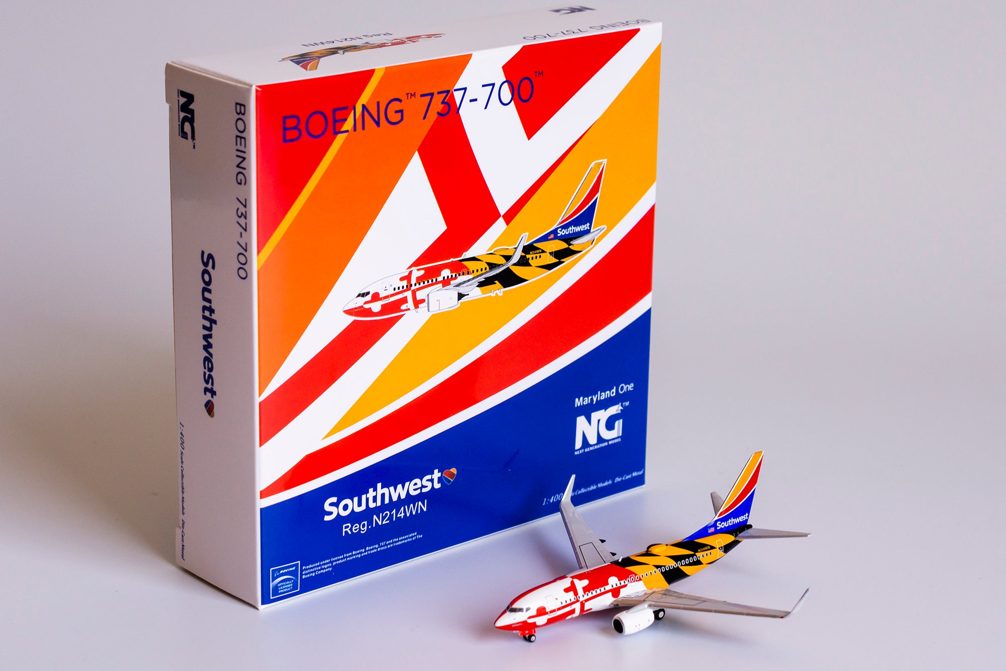 1/400 Southwest Airlines Boeing 737-700 N214WN "ÂíÀïÀ¼" NG77007 - cover