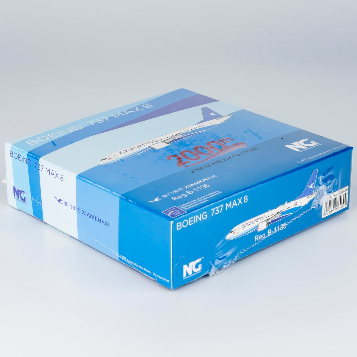 1/400 Xiamen Air Boeing 737 MAX8 B-1136 NG88030