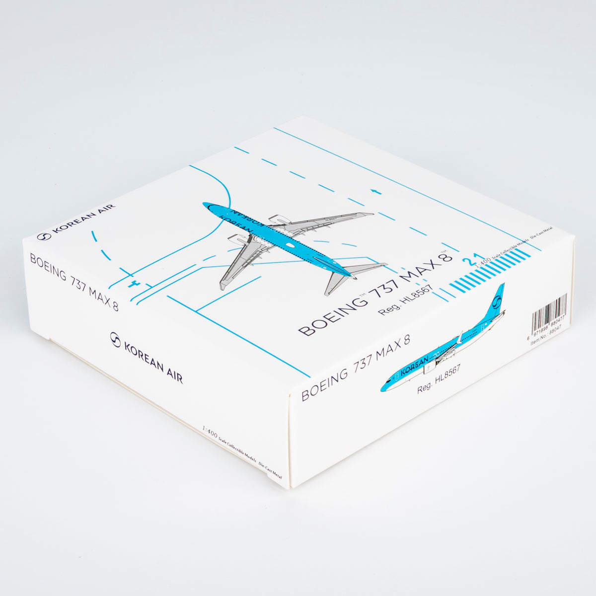 1/400 Korean Air Boeing 737 MAX8 HL8567 NG88047