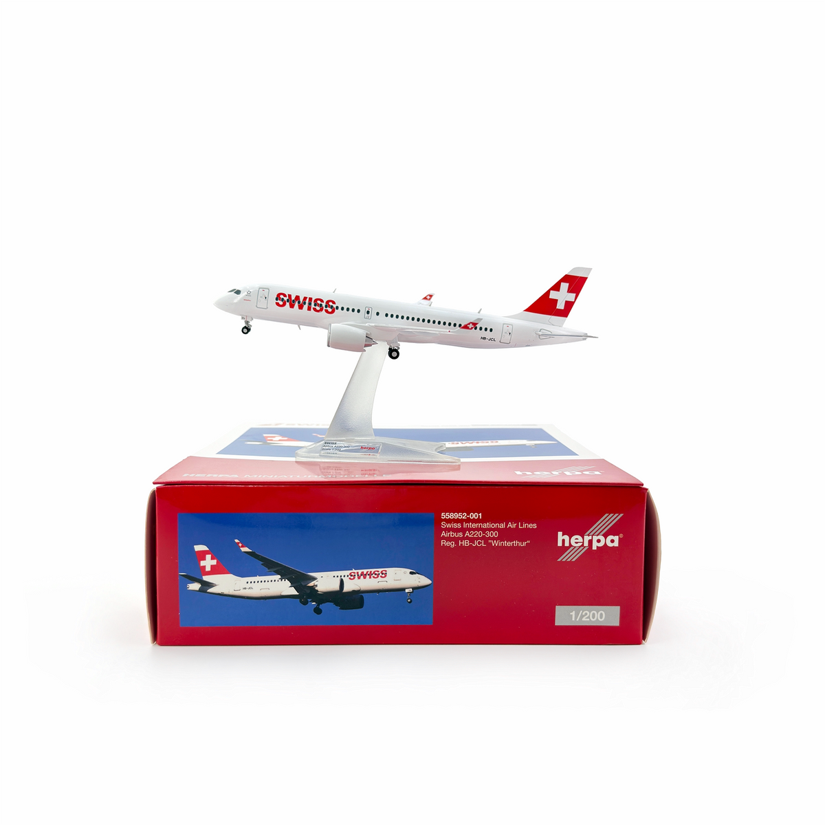 1/200 Swiss A220-300 HB-JCL 558952-001