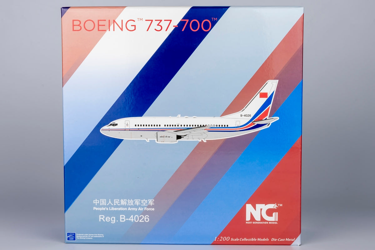 1/200 PLA Air Force Boeing 737-700 B-4026 NG05003