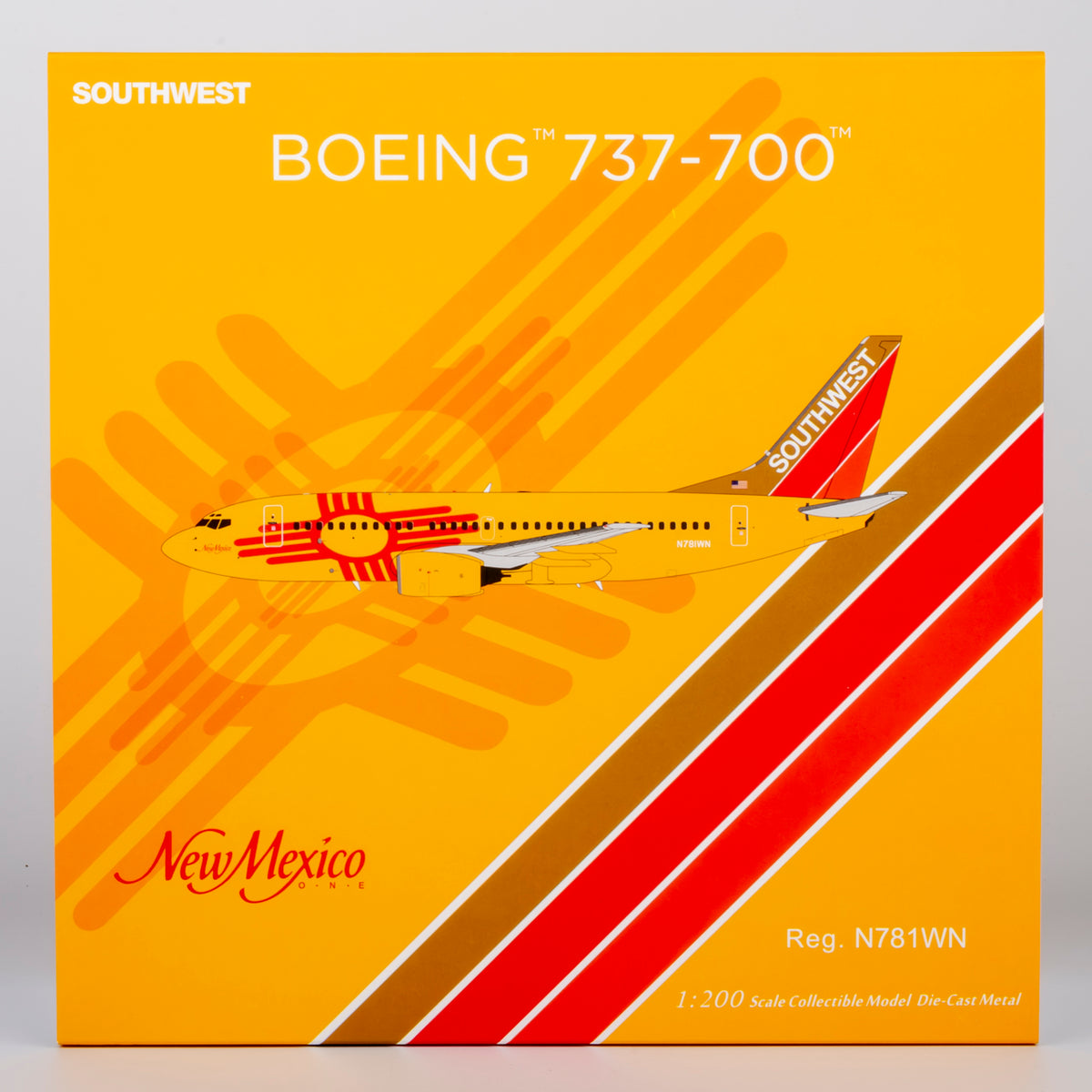 1/200 Southwest Airlines Boeing 737-700 N781WN "New Mexico One" NG05039
