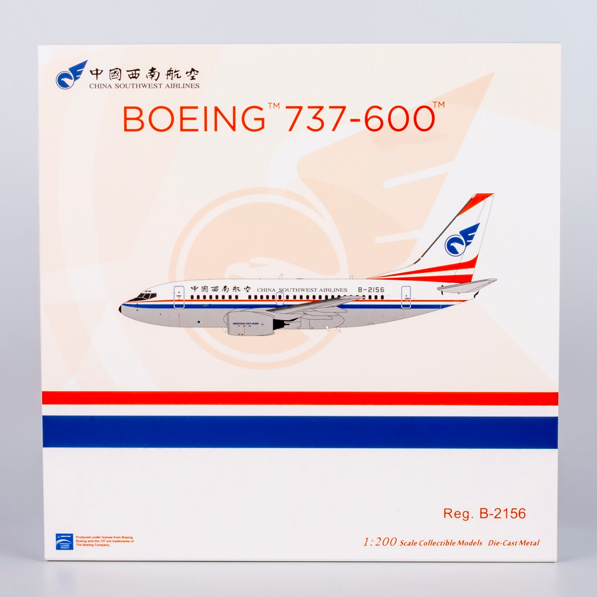 1/200 China Southwest Airlines Boeing 737-600 B-2156 NG06012