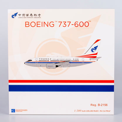 1/200 China Southwest Airlines Boeing 737-600 B-2156 NG06012