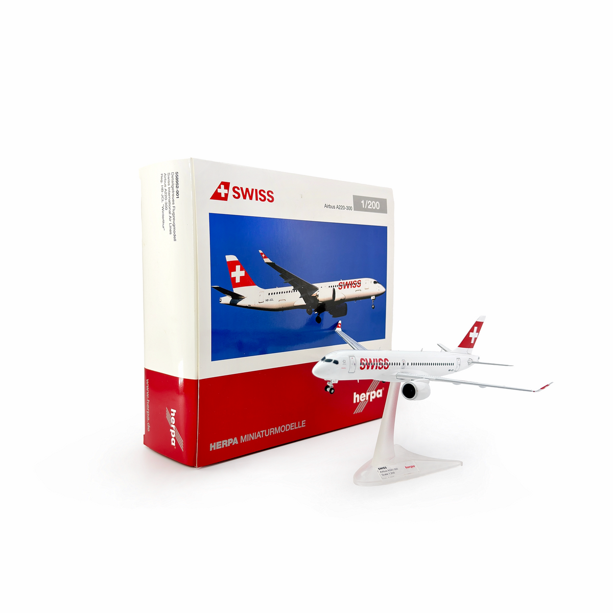 1/200 Swiss A220-300 HB-JCL 558952-001