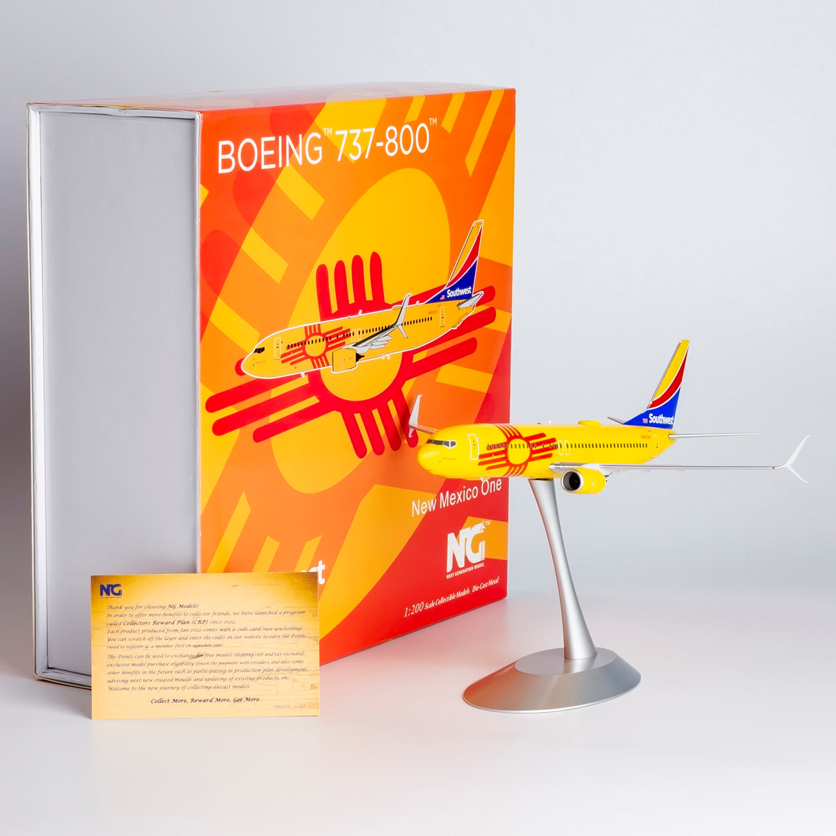 1/200 Southwest Airlines Boeing 737-800 N8655D NG08003
