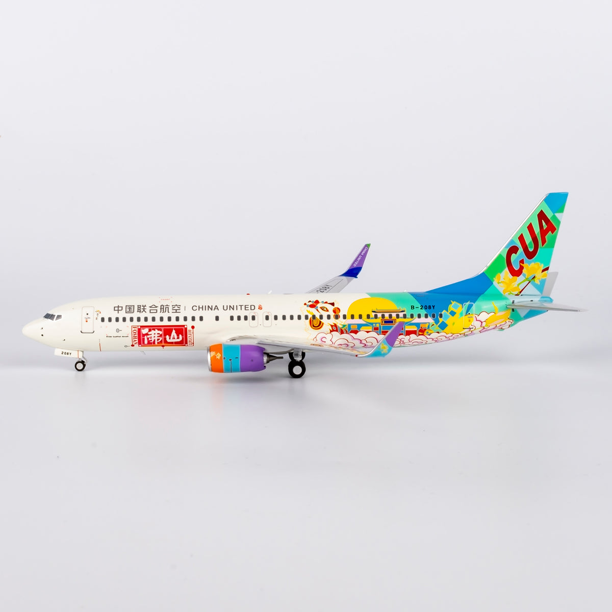 1/200 China United Airlines Boeing 737-800 B-208Y "City of Foshan" NG08005
