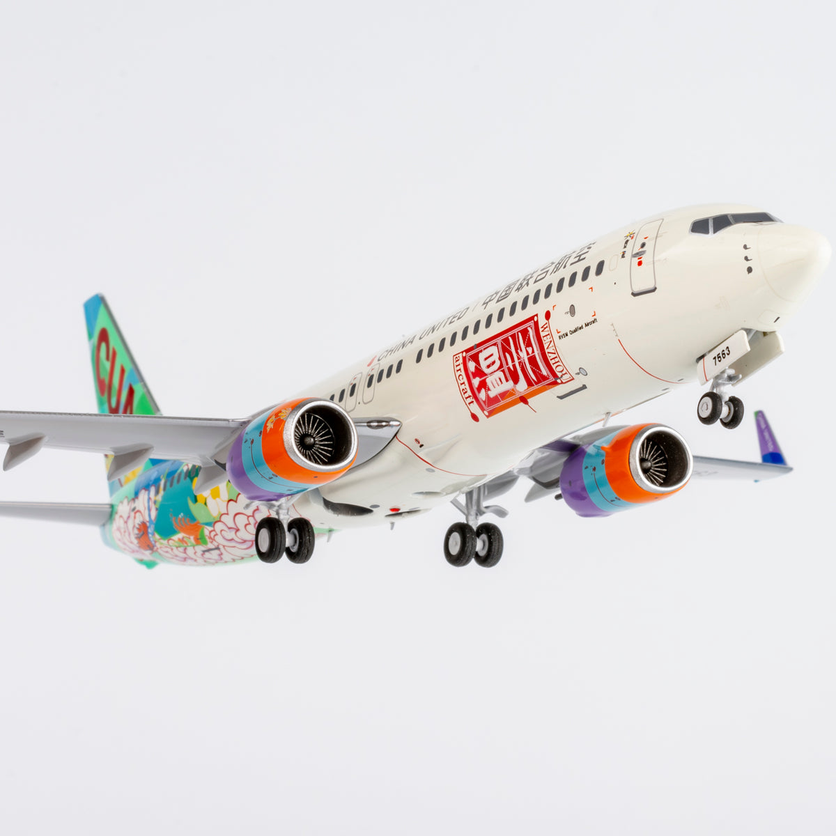 1/200 China United Airlines Boeing 737-800 B-7563 NG08008