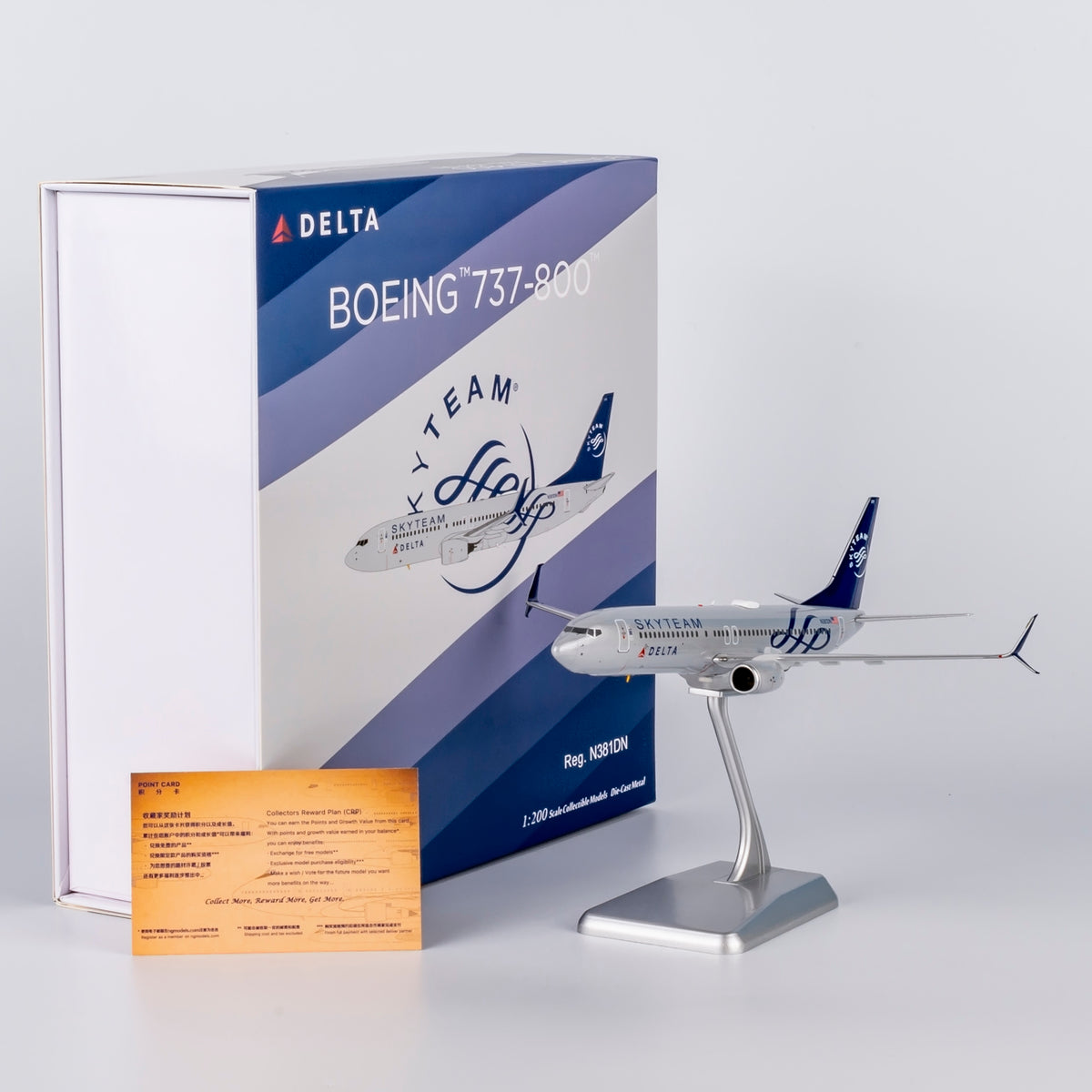 1/200 Delta Air Lines Boeing 737-800 N381DN NG08013