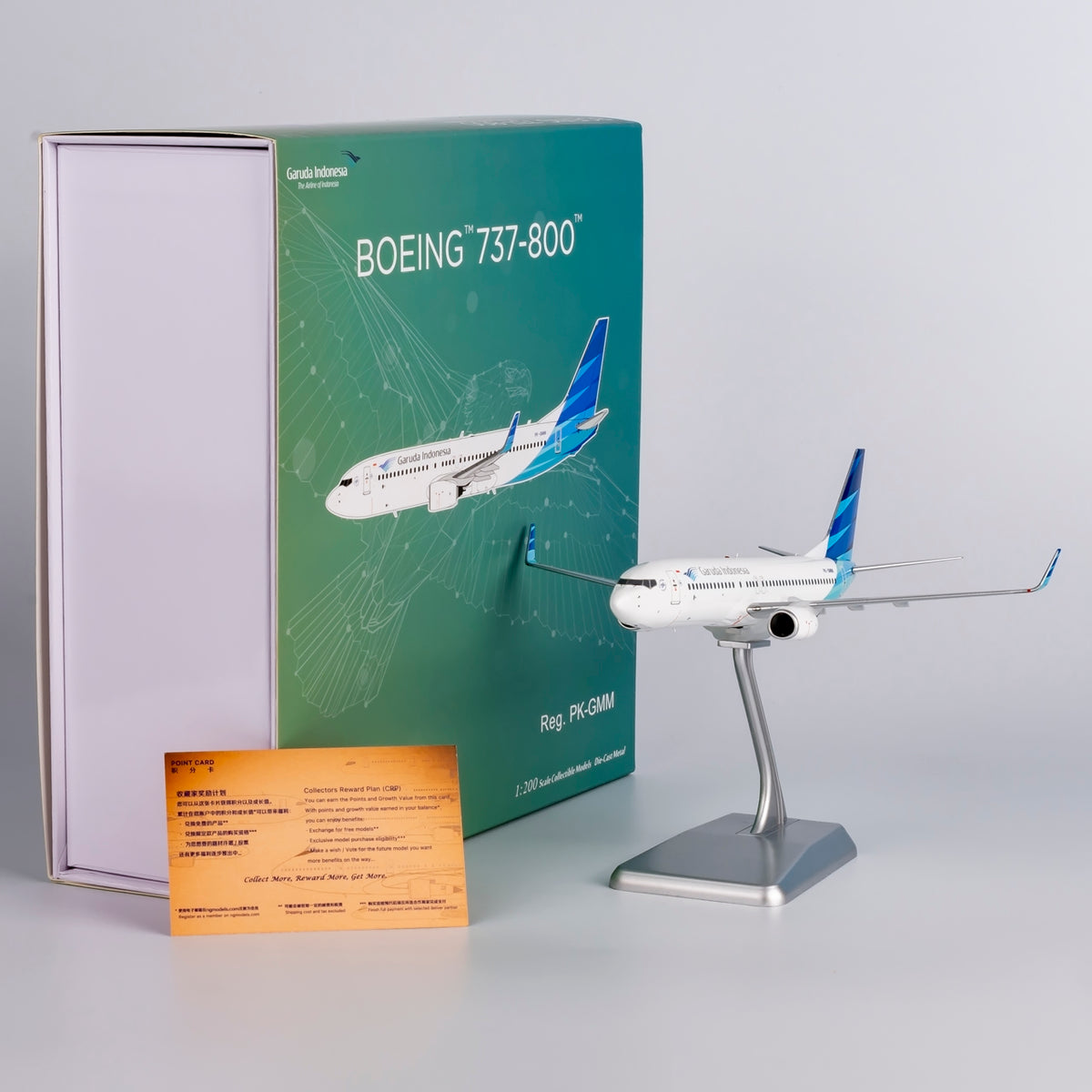 1/200 Garuda Indonesia Boeing 737-800 PK-GMM NG08021