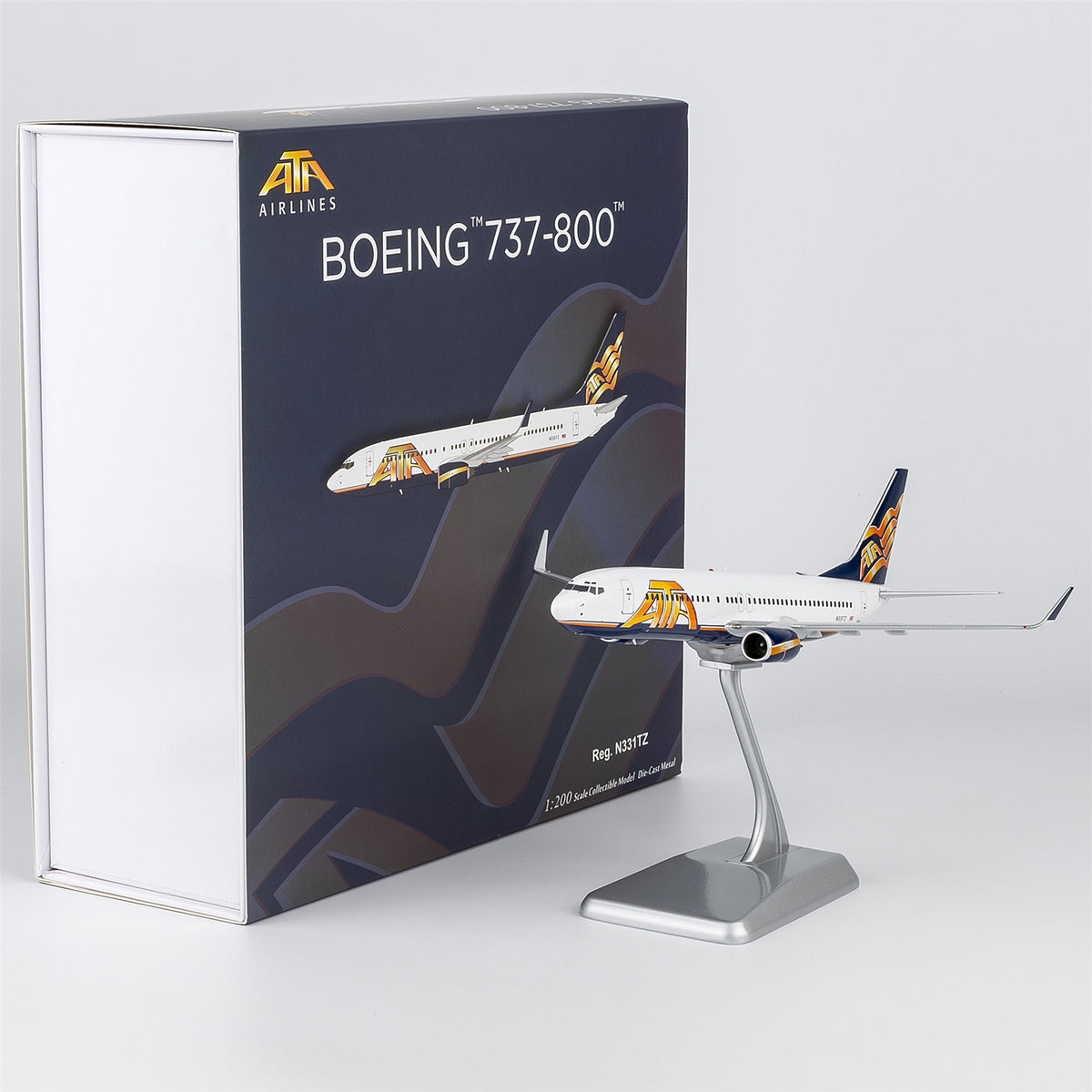 1/200 ATA Airlines Boeing 737-800 N331TZ NG08070 - cover