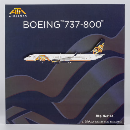 1/200 ATA Airlines Boeing 737-800 N331TZ NG08070