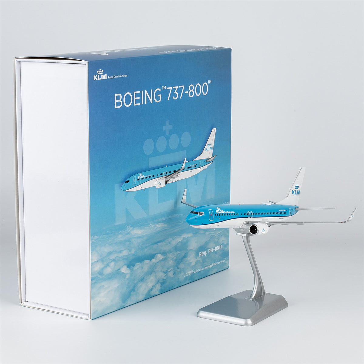 1/200 KLM Boeing 737-800 PH-BXU "new colours" NG08071 - cover