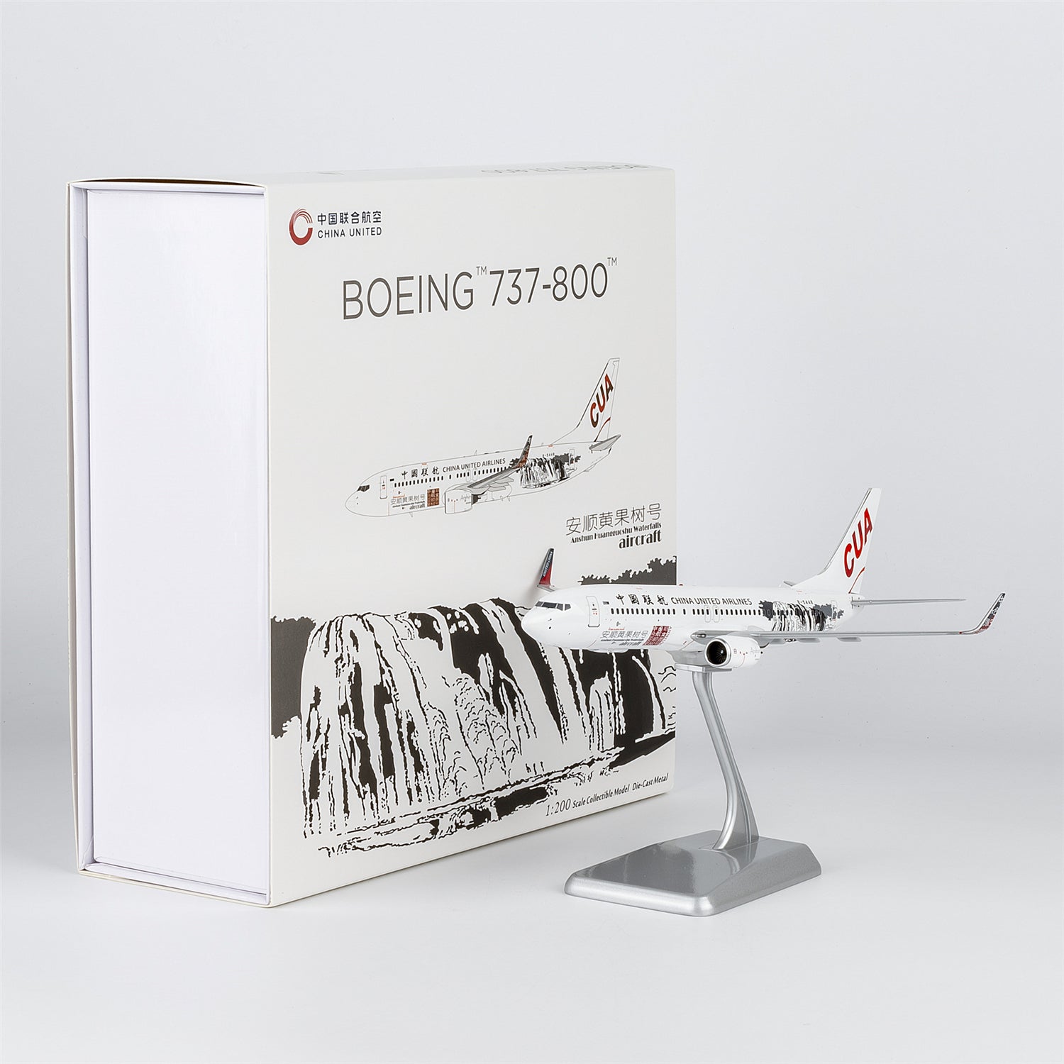 1/200 China United Airlines Boeing 737-800 B-5448 "Anshun Huangguoshu Waterfalls °²˳»ƹûÊ÷ºÅ" NG08076 - cover