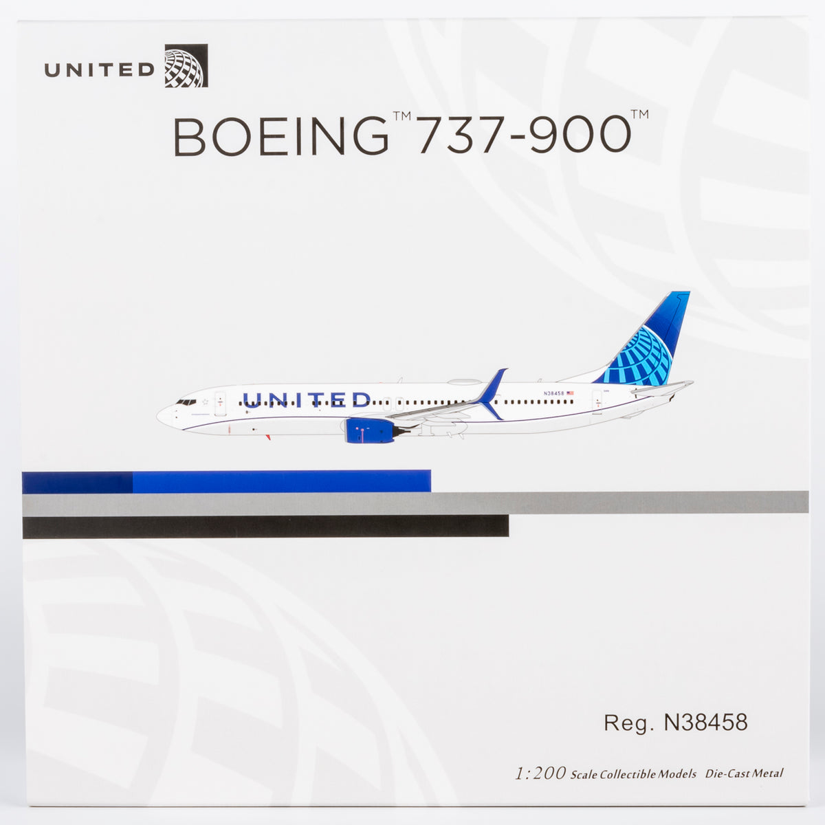 1/200 United Airlines Boeing 737-900ER N38458 "Blue Evolution" NG09003