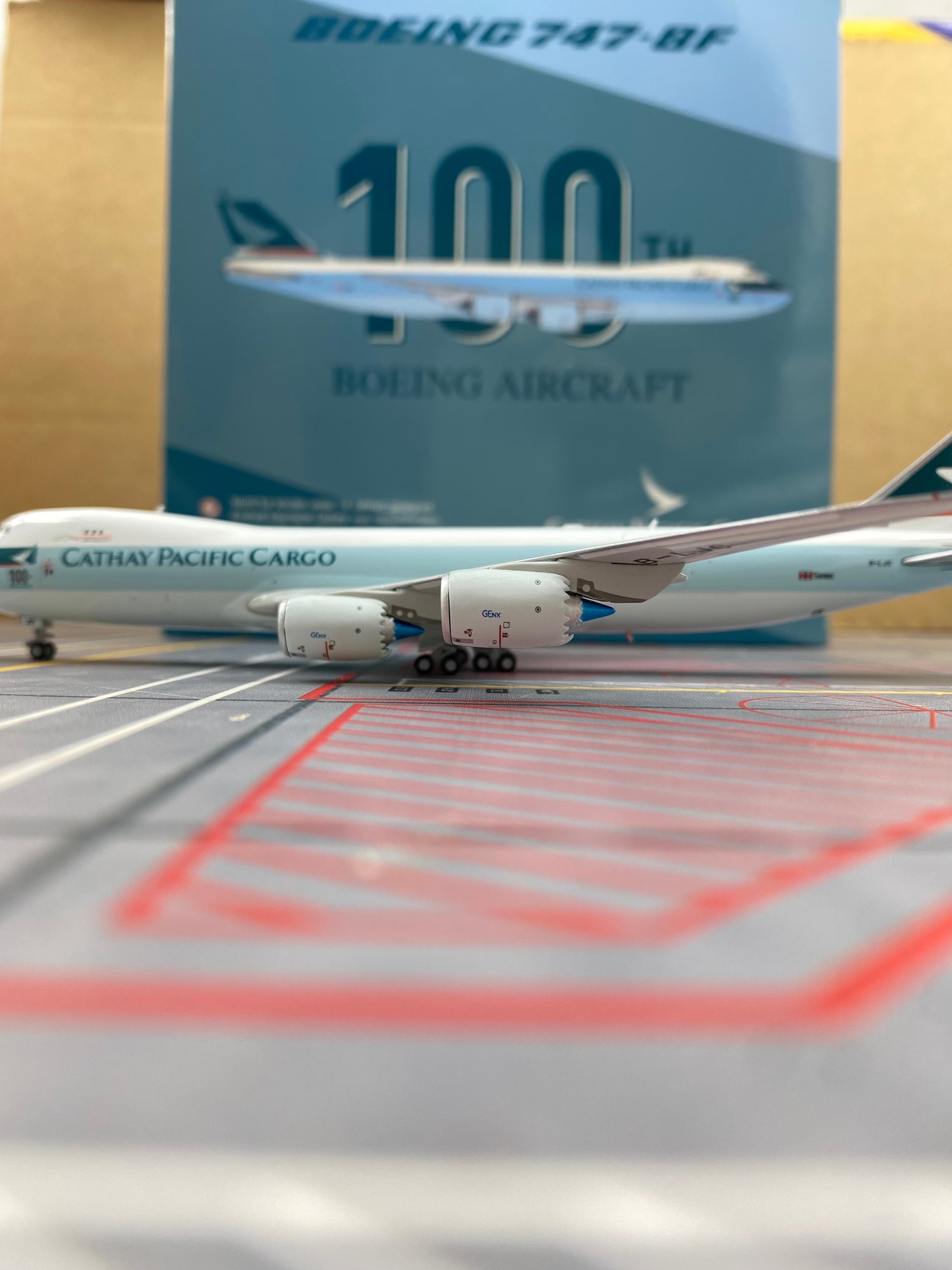 Cathay Pacific Boeing 747-8 New Livery Reg. B-LJC