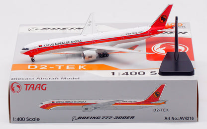 1/400 TAAG Angola B777-300ER D2-TEK AV4216 - cover