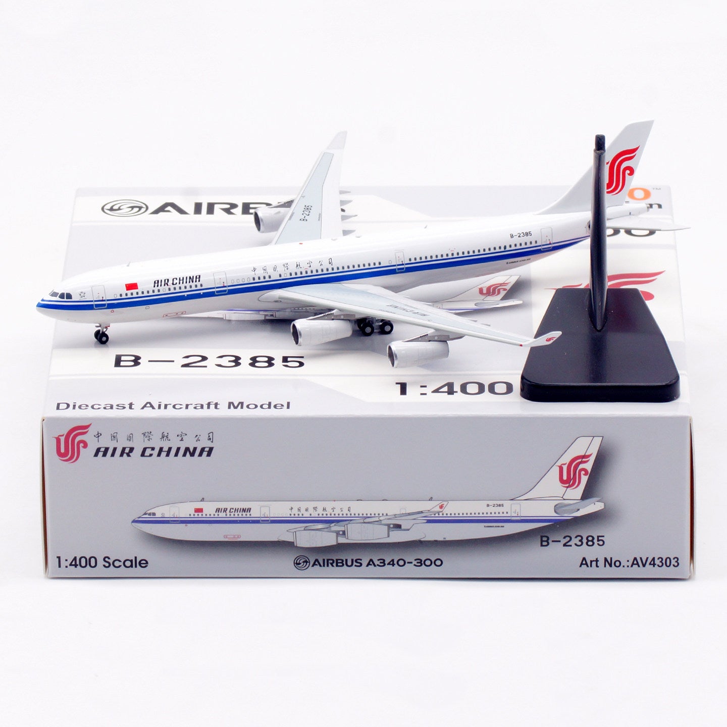 1/400 Air China A340-300 B-2385 AV4303 - cover