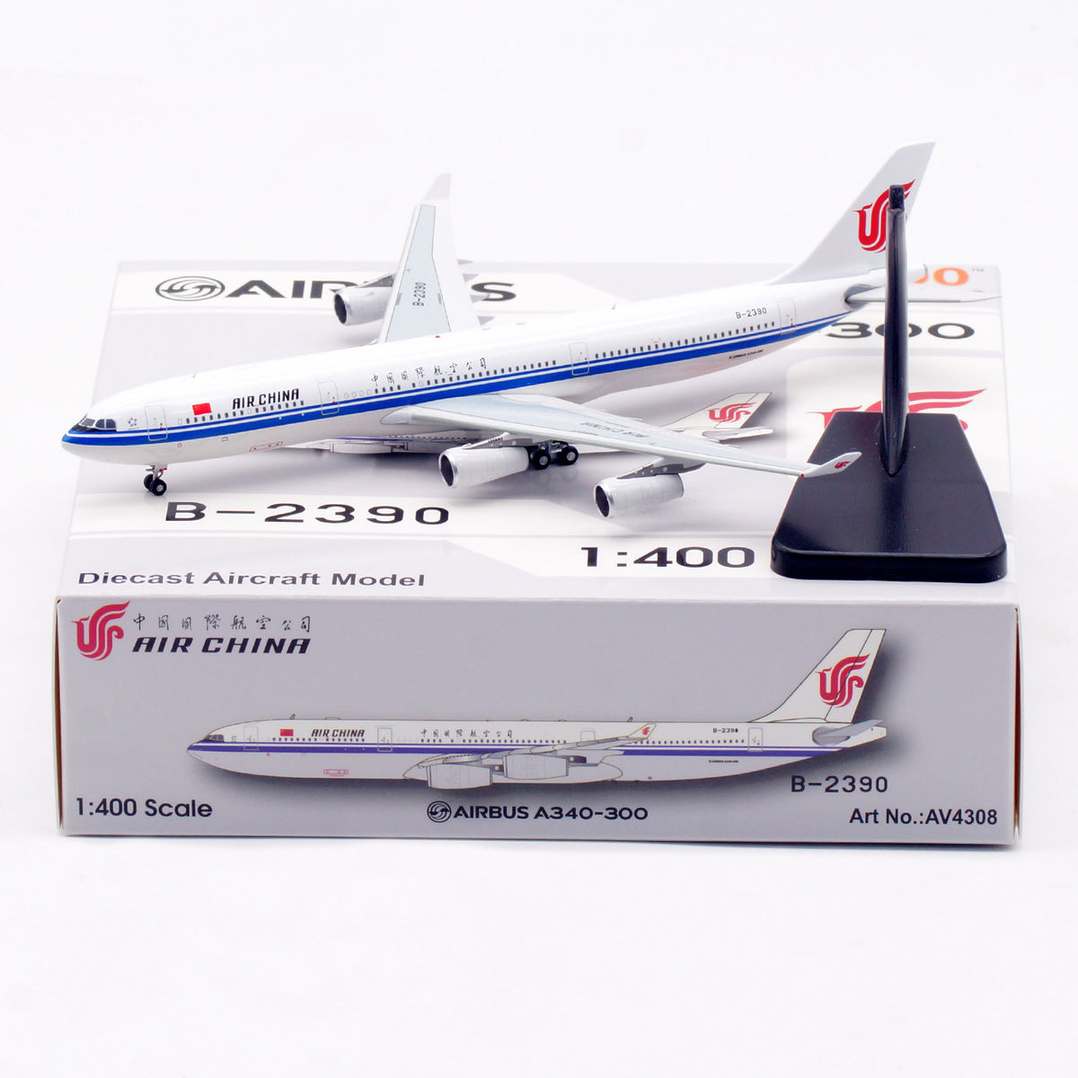 1/400 Air China A340-300 B-2390 AV4308 - cover