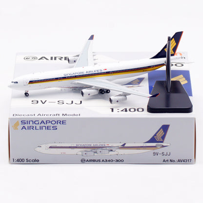 1/400 Singapore Airlines A340-300 9V-SJJ AV4317 - cover