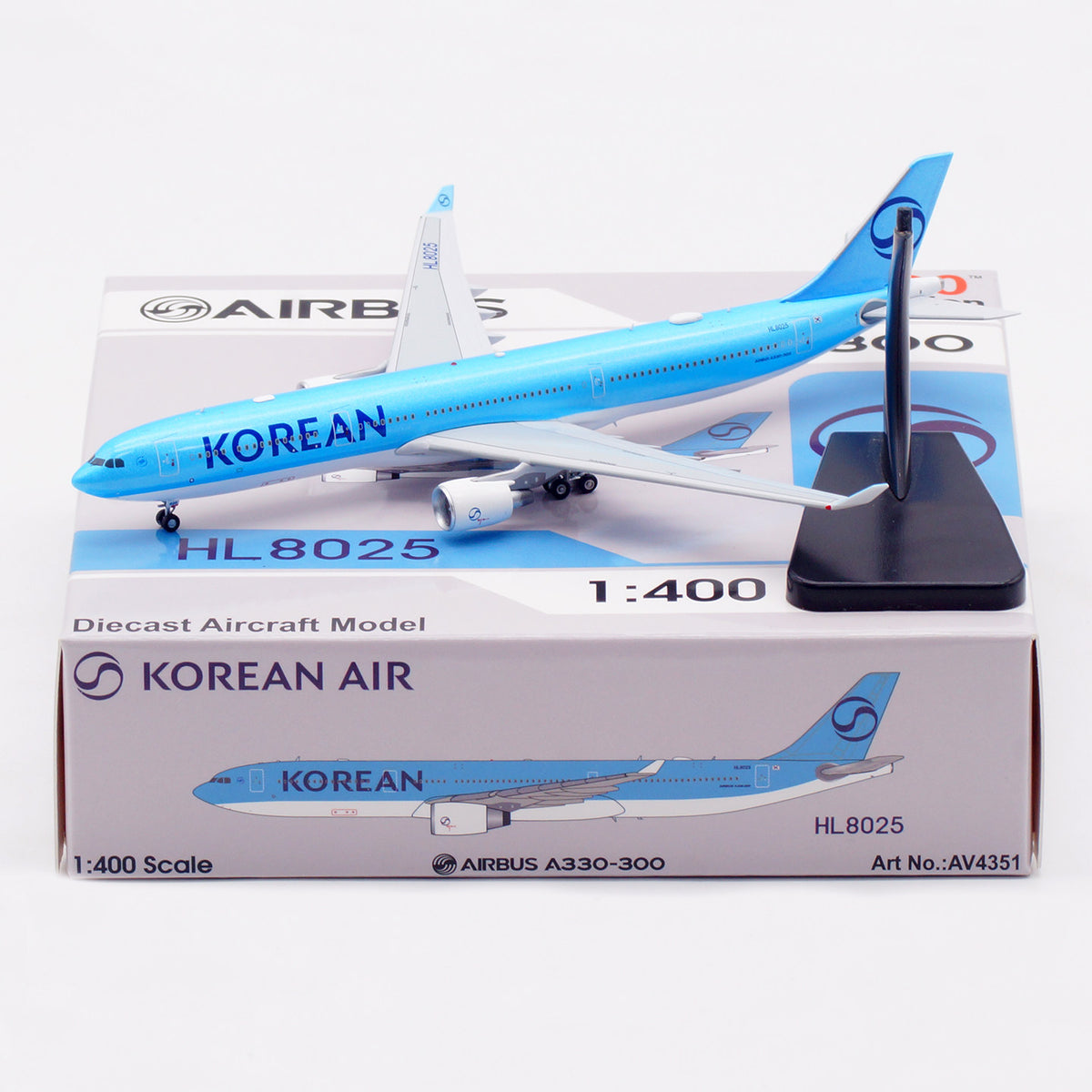 1/400 Korean Air A330-300 HL8025 AV4351 - cover