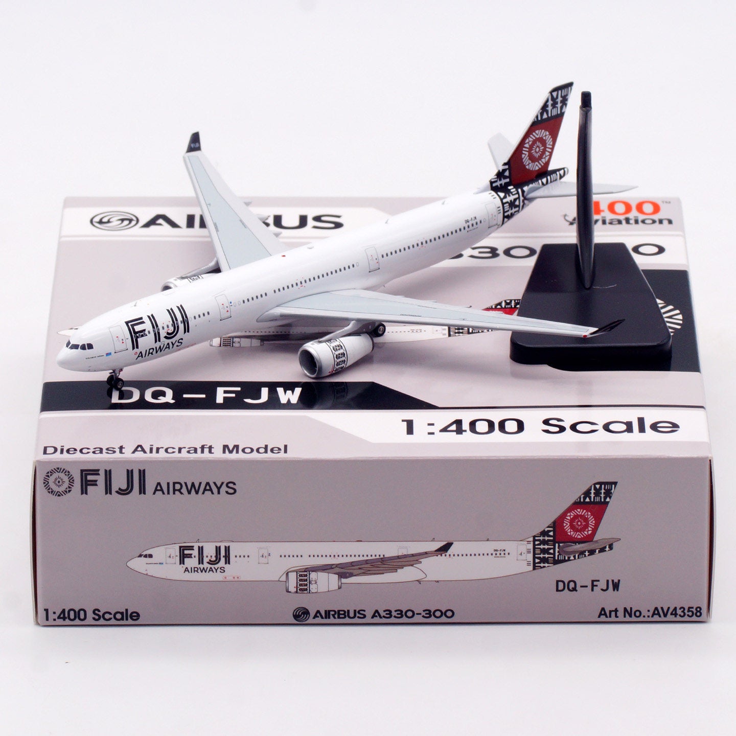1/400 Fiji Airways A330-300 DQ-FJW AV4358 - cover