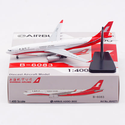 1/400 Shanghai Airlines A330-300 B-6083 AV4371 - cover