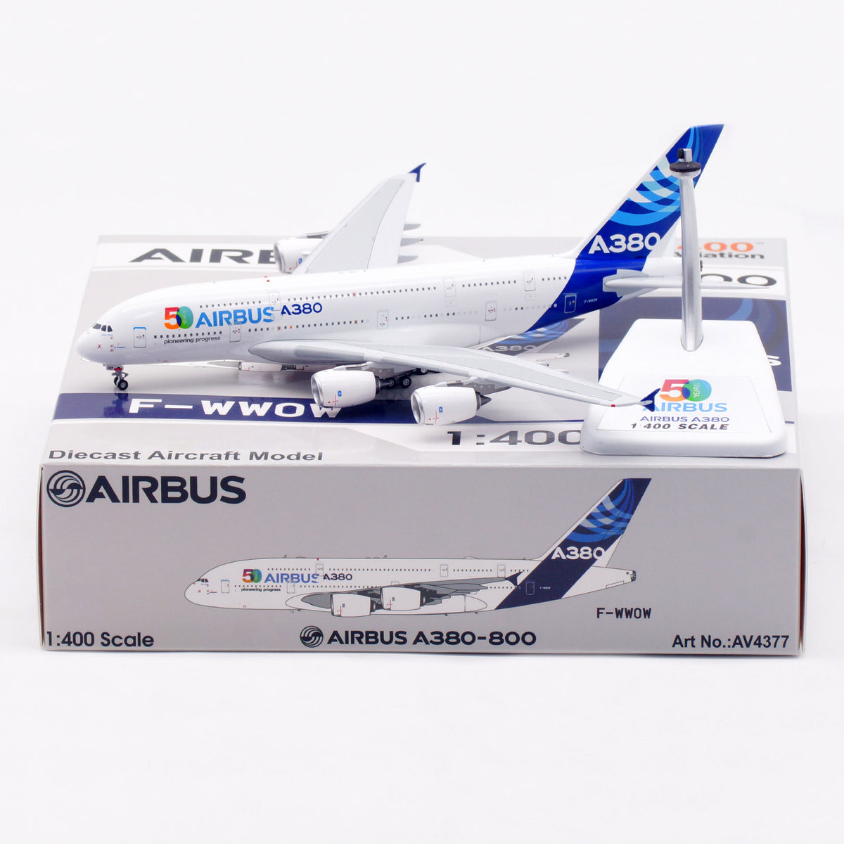 1/400 Airbus Industrie A380 F-WWOW AV4377 - cover
