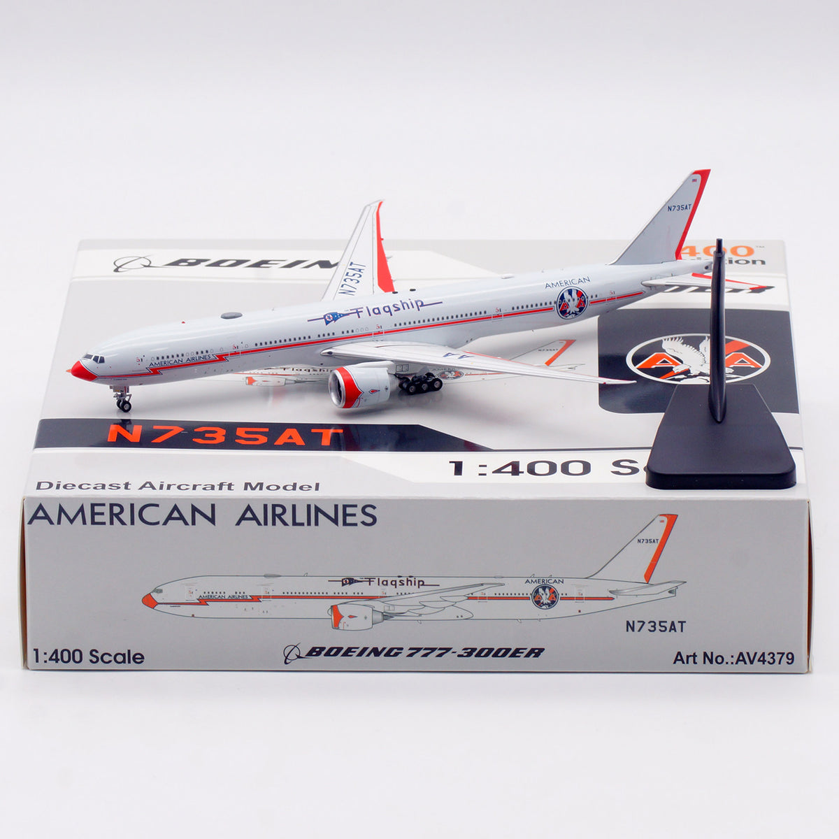 1/400 American Airlines B777-300ER N735AT AV4379 - cover