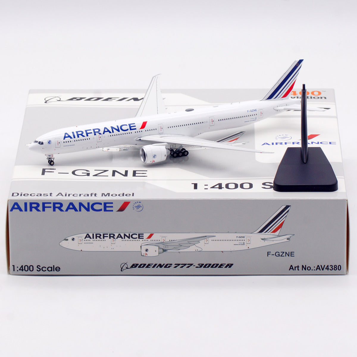 1/400 Air France B777-300ER F-GZNE AV4380 - cover