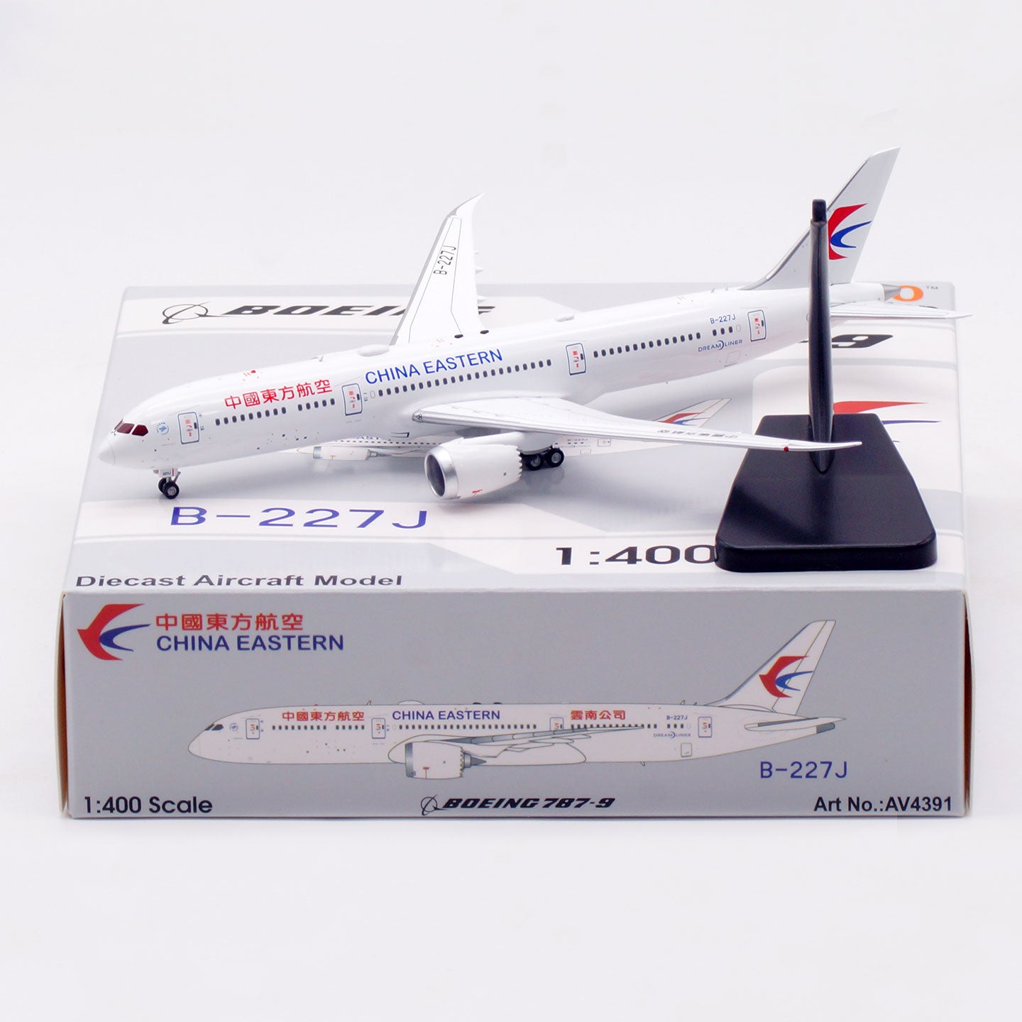 1/400 China Eastern Airlines B787-9 B-227J AV4391 - cover