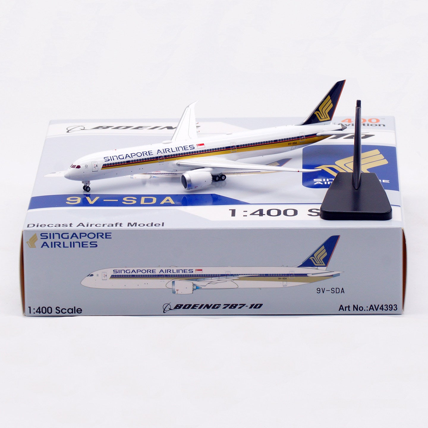 1/400 Singapore Airlines B787-10 9V-SDA AV4393 - cover