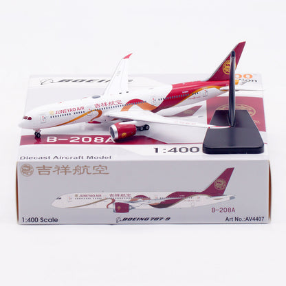1/400 Juneyao Airlines B787-9 B-208A AV4407 - cover