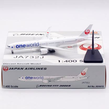 1/400 Japan Airlines B777-300ER JA732J AV4410 - cover