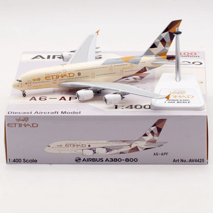 1/400 Etihad Airways A380 A6-APF AV4425 - cover