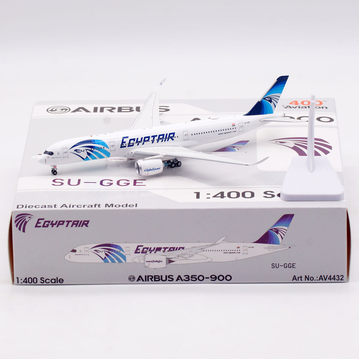 1/400 EgyptAir A350-900 SU-GGE AV4432 - cover
